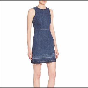 Theory blue denim mini dress - size 6